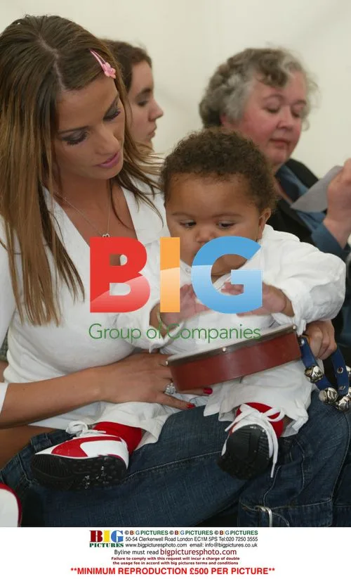Jordan and Son Harvey at 1st Birthday