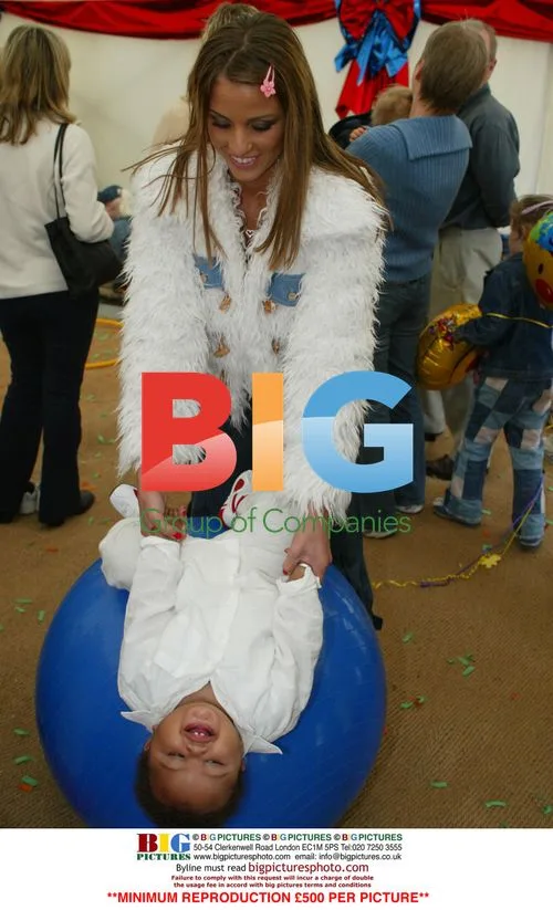Jordan and Son Harvey at Birthday Party