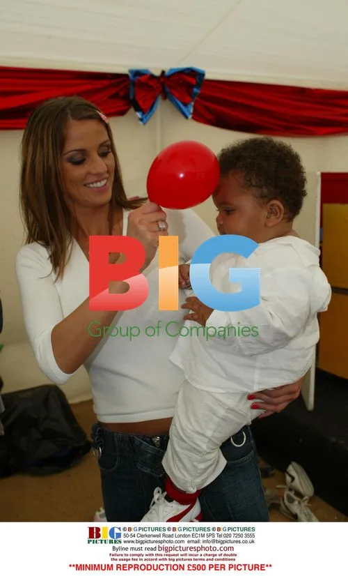Jordan and Son Harvey at Birthday Party