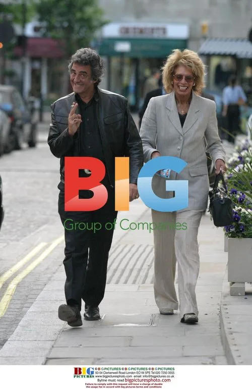David Dickinson and Wife Lorne Lesley Out in London