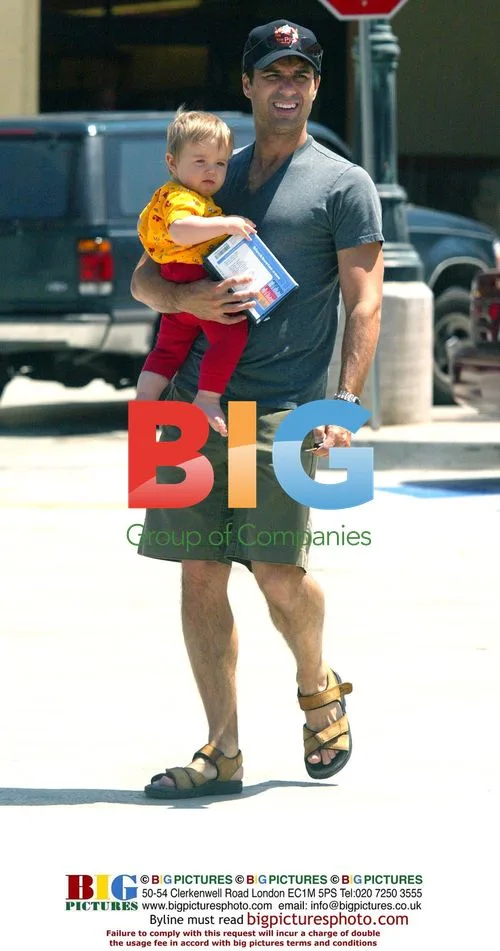Eric McCormack and Son Shopping