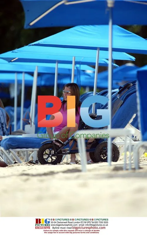 Jordan and Dwight Yorke on Caribbean Beach Vacation