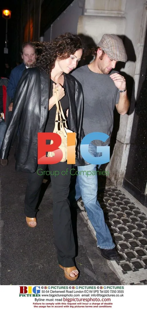 Minnie Driver and Robby Ginepri at Chinawhite in London