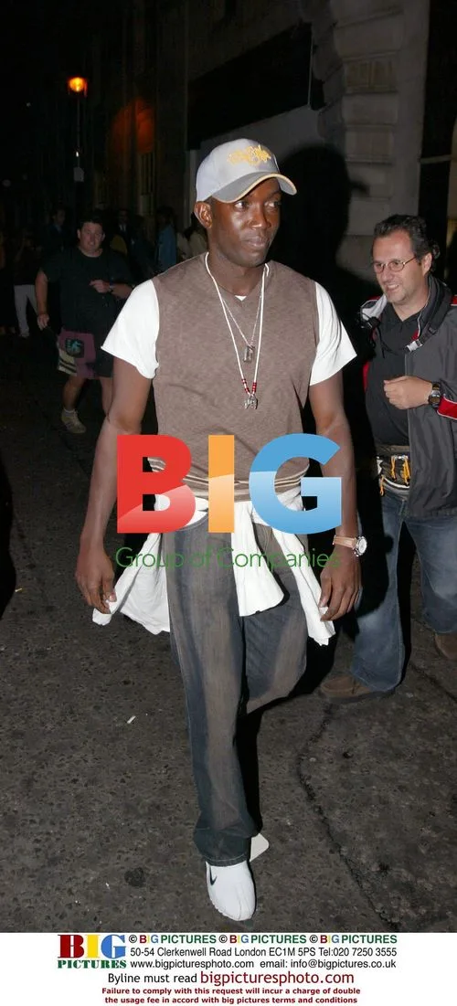 Footballer Dwight Yorke at Chinawhite in London