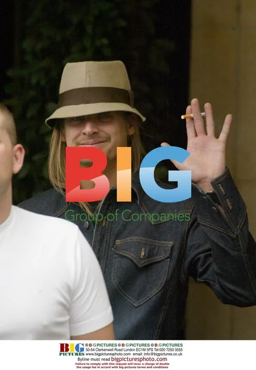 Kid Rock Leaving the Dorchester Hotel