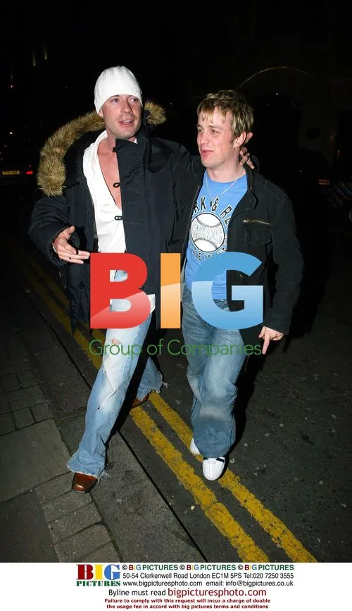 Westlife's Kian Egan and Mark Feehily Night Out