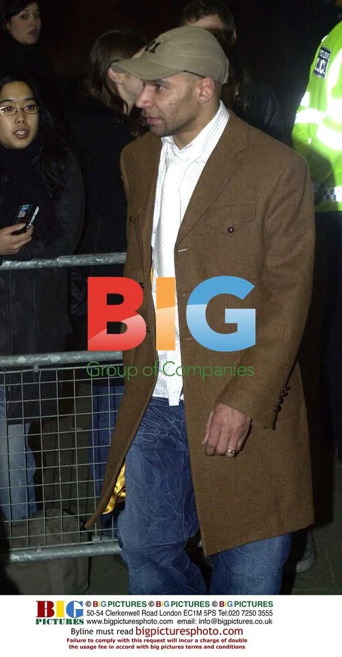 Goldie at "Live Forever" premiere