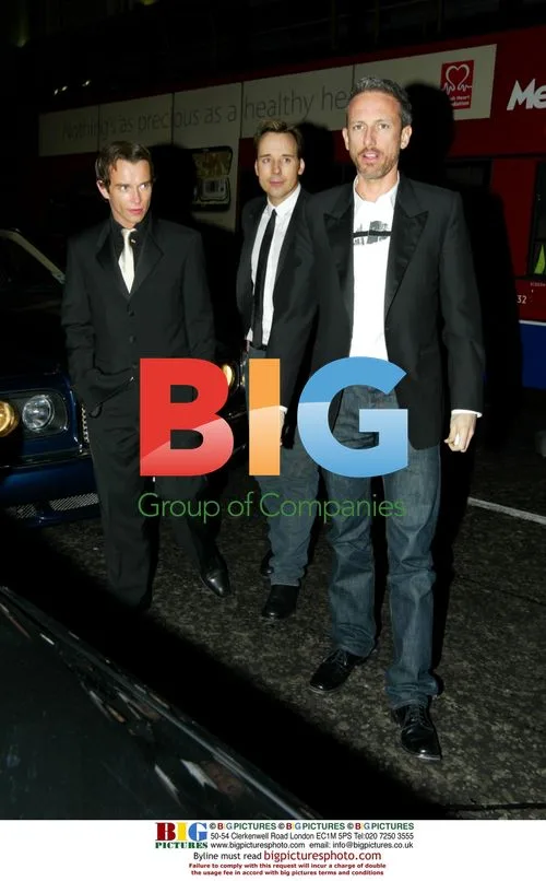 David Furnish, Stephen Gately, Patrick Cox at 'Sketch' Club