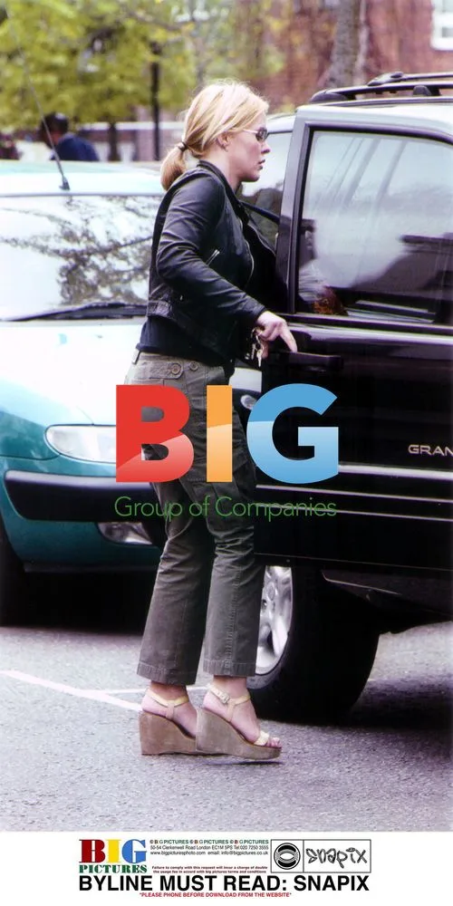 Patsy Kensit Parking Car