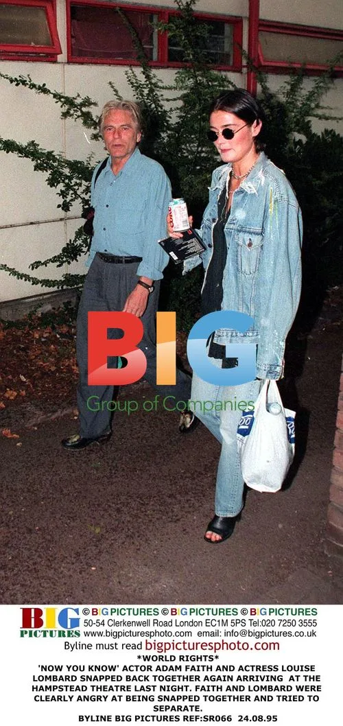 Adam Faith and Louise Lombard at Hampstead Theatre