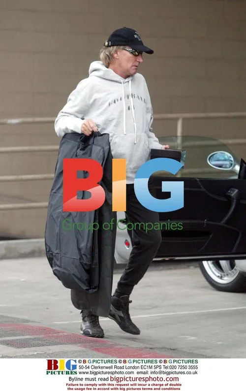 Rod Stewart out in Beverly Hills