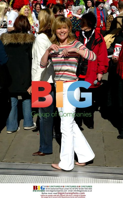 Anthea Turner at Red Nose Day Fun Run
