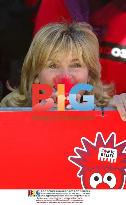 Anthea Turner at Red Nose Day Fun Run