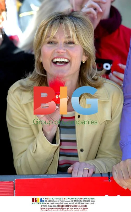 Anthea Turner at Red Nose Day Fun Run