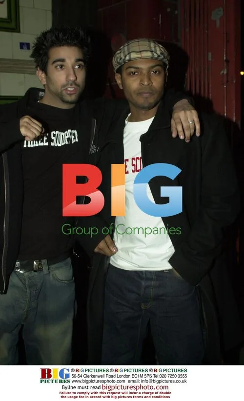 Ray Panthaaki and Noel Clarke at Aldwych Tube Station