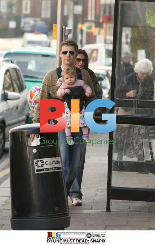 Jamie and Jules Oliver Take Baby Poppy on Birthday Walk