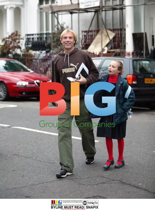Damien Aspinall and Daughter Out in London