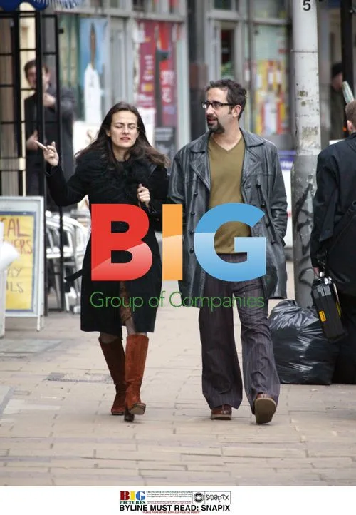 TV Comedian David Baddiel and Girlfriend Out in London