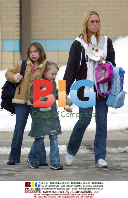 Kim Mathers and Daughter Halle Leaving School