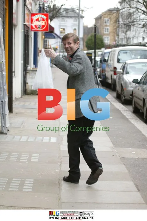 TV Presenter Henry Kelly Shopping in North London