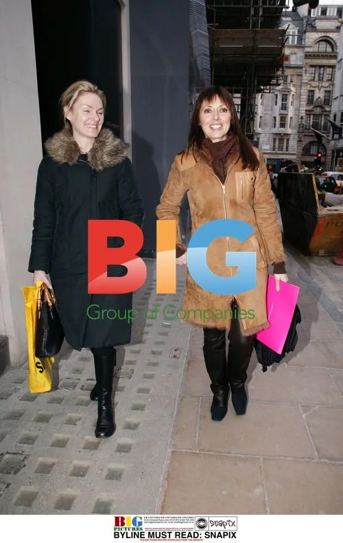 Carol Vorderman Shopping on Bond Street