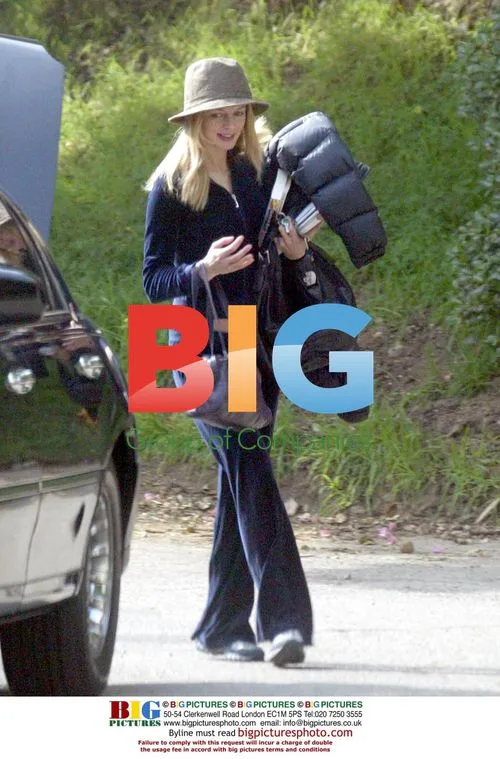 Heather Graham and Chris Weitz at LAX