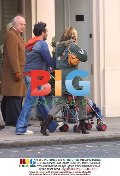 BLUE MEMBER ANTHONY COSTA WITH GIRLFRIEND AND SON