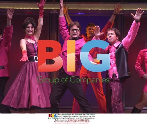 Cast of "Cliff" Musical at Prince of Wales Theatre