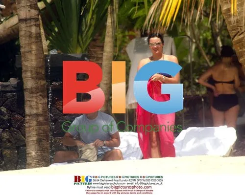 Martine McCutcheon on holiday in Mauritius