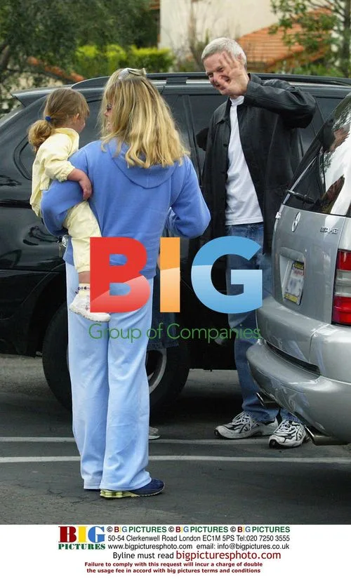 Stephen Bing with Brooke Burns and daughter
