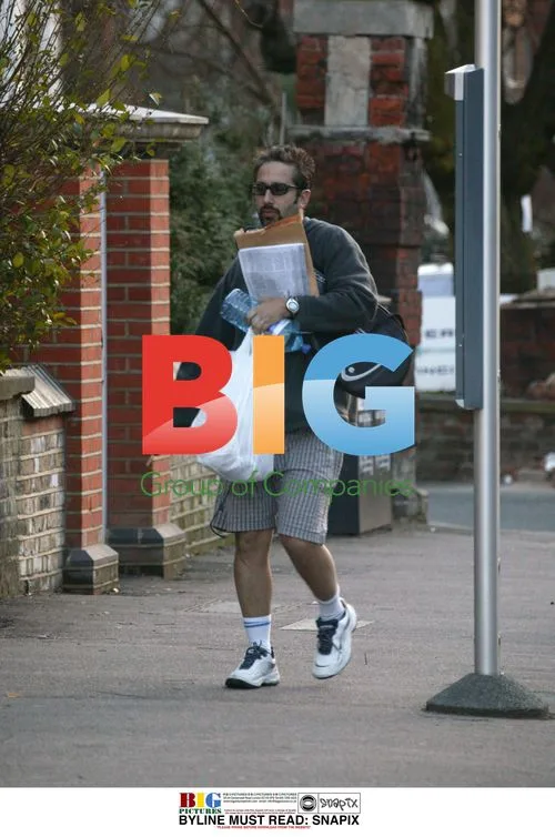 TV Comedian David Baddiel Shopping in North London