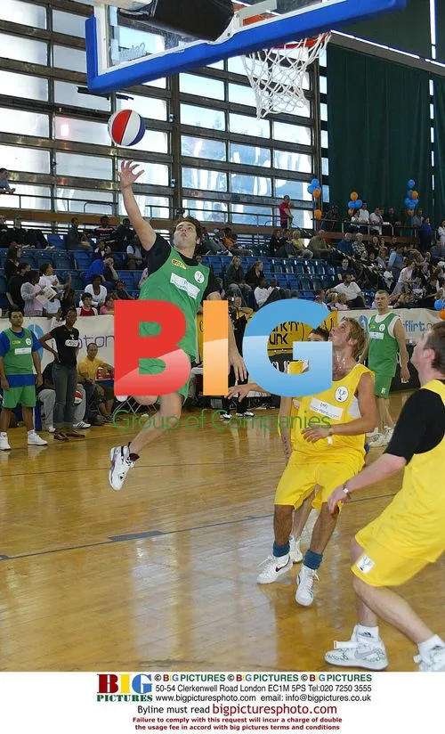 Celebrities at Basketball Cup at Crystal Palace