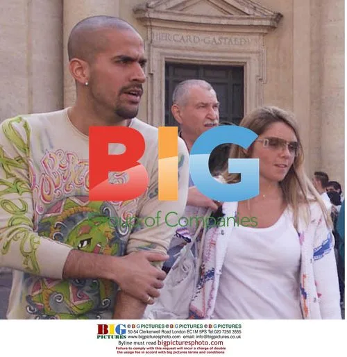 Veron & Family Seen Out in Rome