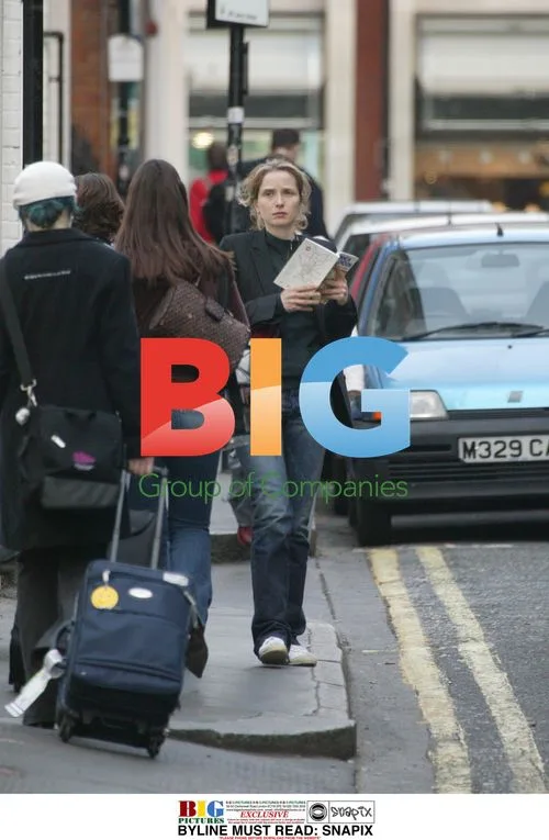 Julie Delpy Walks Around London