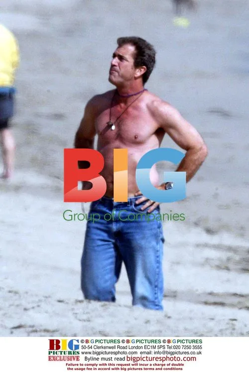 Mel Gibson Enjoys Easter Weekend at the Beach