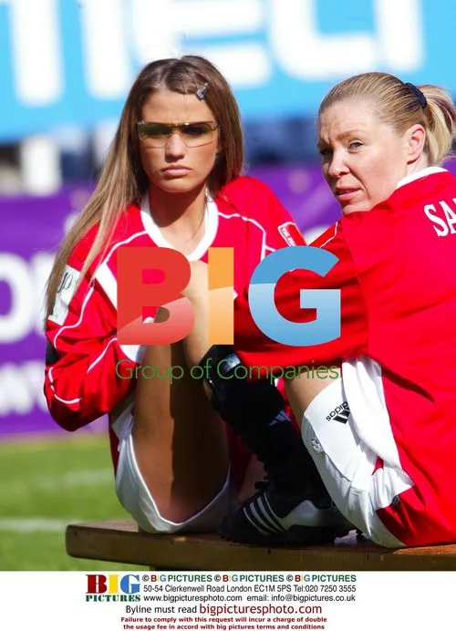 Celebrity soccer six at St James' Park