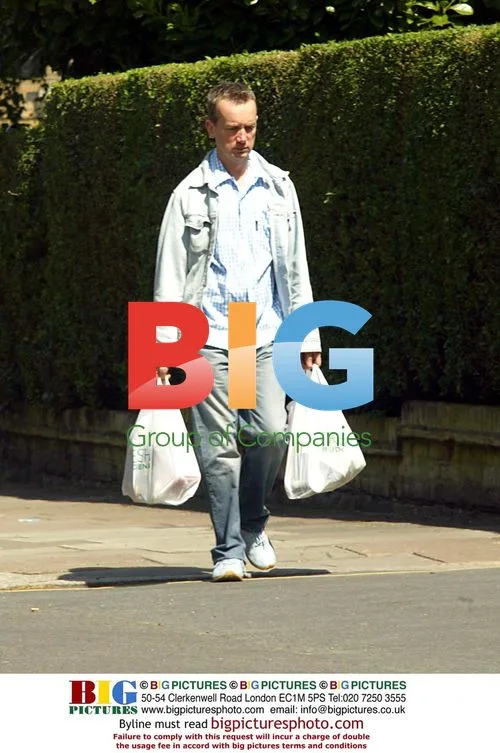 TV Comedian Frank Skinner Seen Shopping