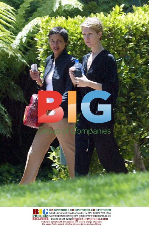 Celine Dion Leaves Hotel in Yellow Shoes