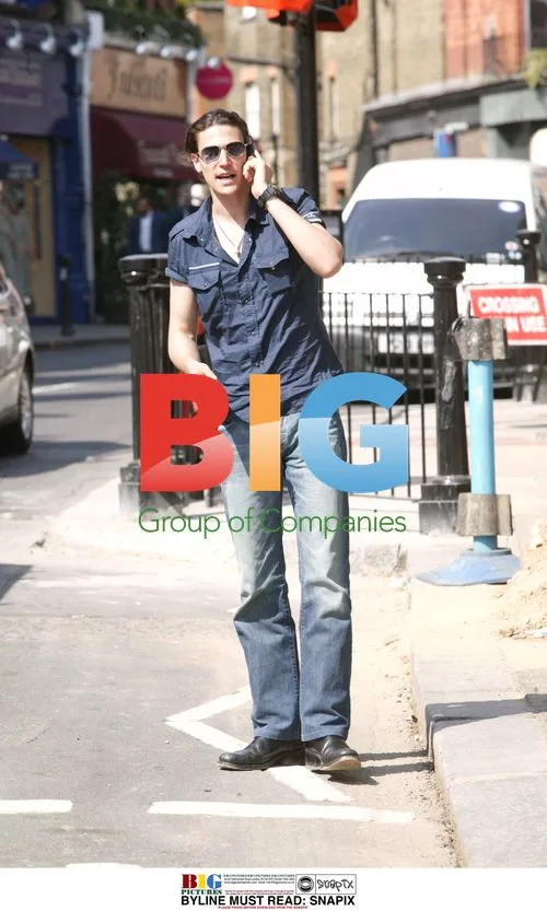 Footballer Daniel Schutzmann on Phone in London