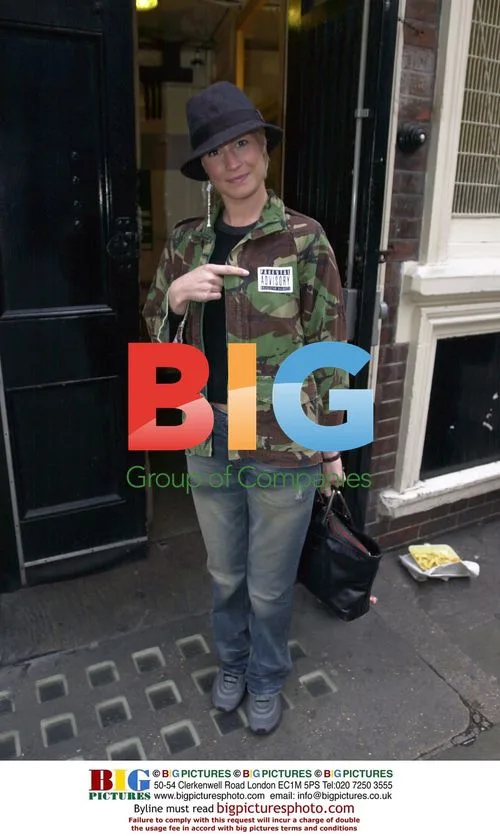 Denise Van Outen Arriving at Gielgud Theatre