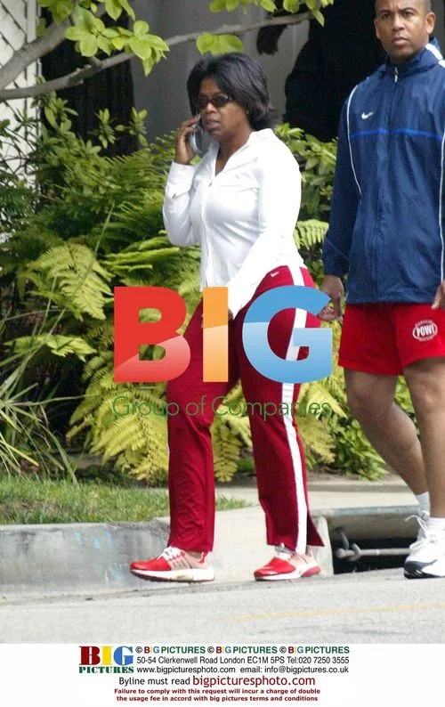 Oprah Winfrey Walking in Beverly Hills