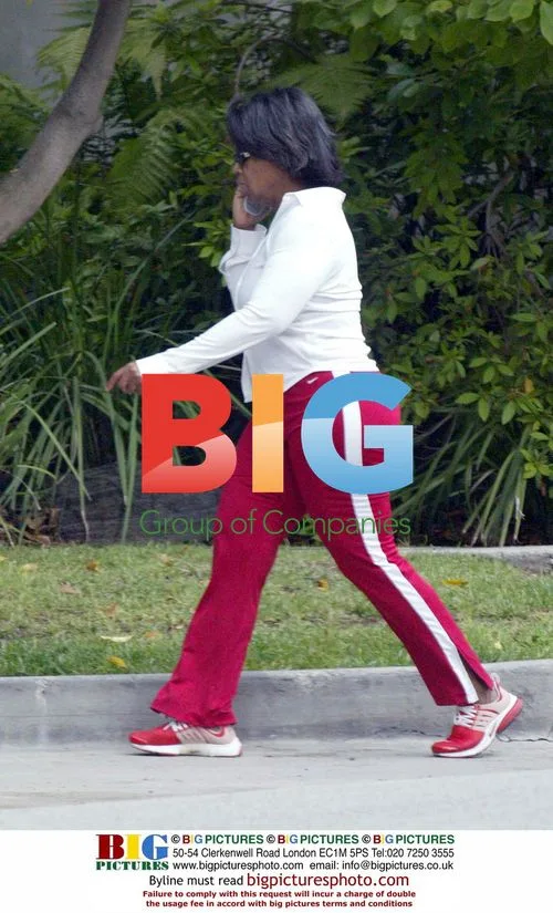Oprah Winfrey Walking in Beverly Hills