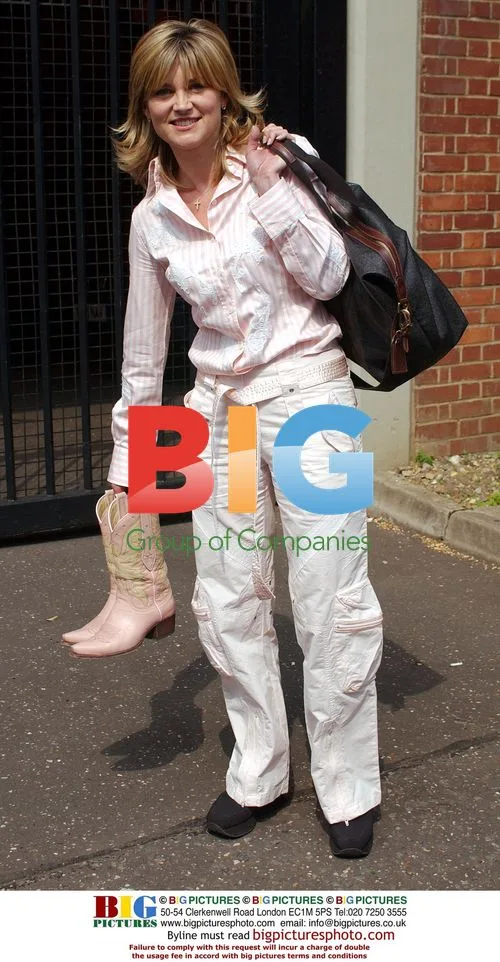 TV Presenter Anthea Turner at Norwich Studio