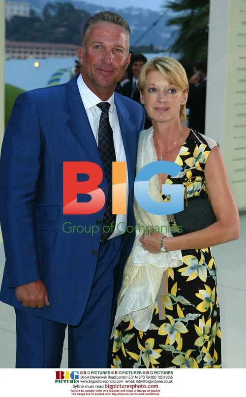 Ian Botham and wife Cathy at Laureus event