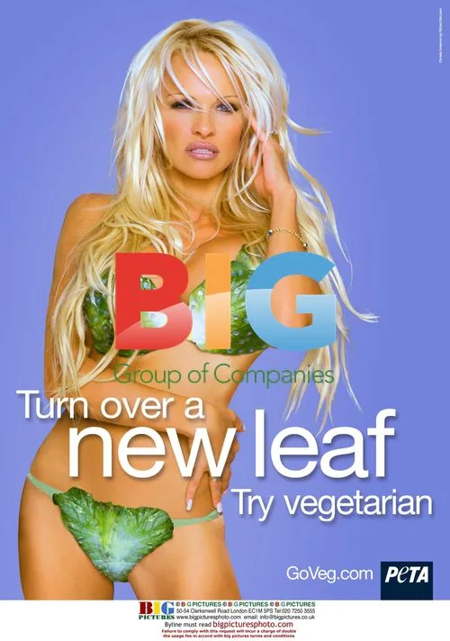 Pamela Anderson Lettuce Leaf Bikini