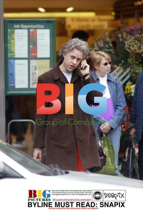 Sir Bob Geldof at London Cashpoint