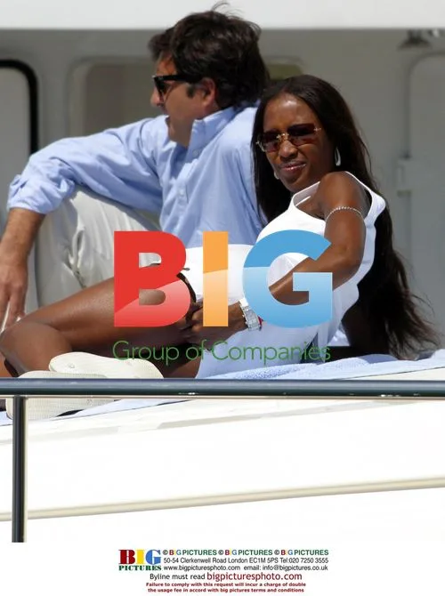 Naomi Campbell Relaxes in St Tropez