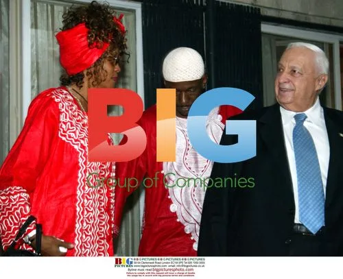 Whitney Houston, Bobby Brown Meet Israeli PM