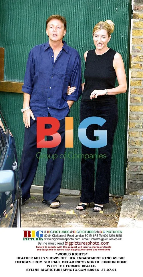 Heather Mills Shows Off Engagement Ring
