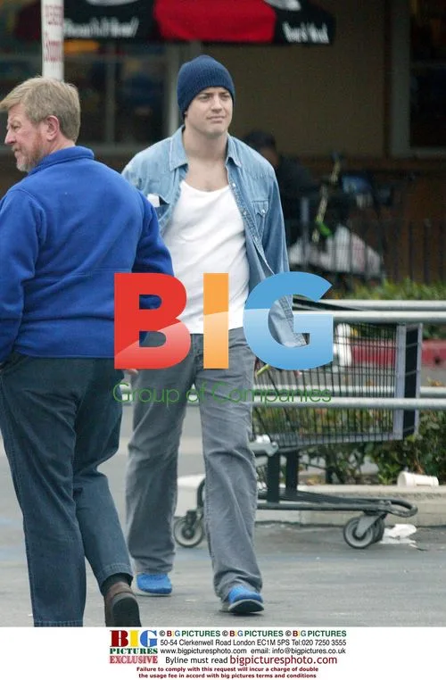 Brandon Frasier Out in Malibu